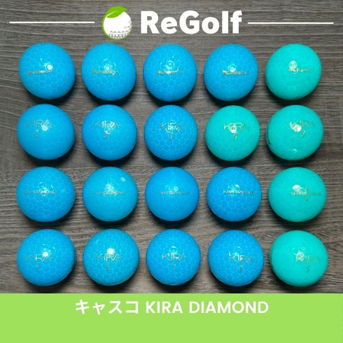 【中古】 ロストボール キャスコ KIRA キラ ダイヤモンド ブルー 20球 ぉ試ランク ゴルフボール リゴルフ